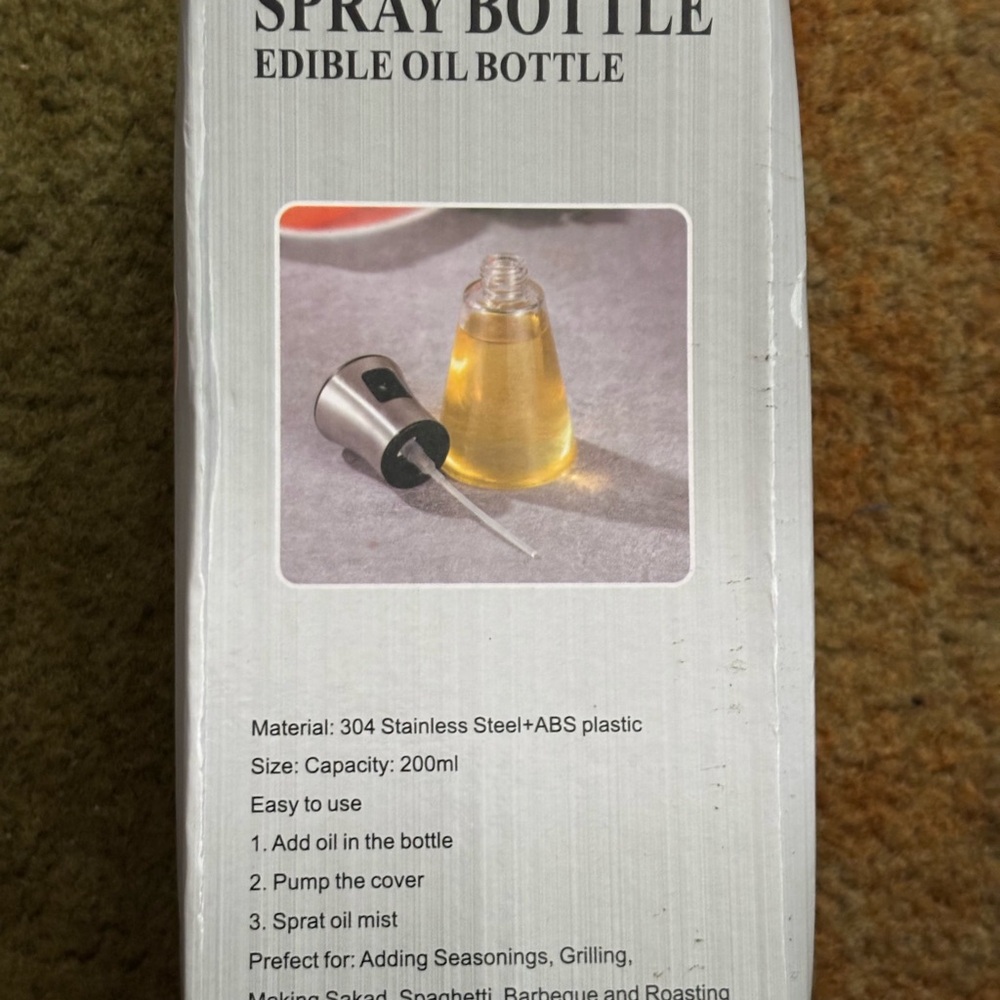 Stainless Steel Oil Dispenser-Red - Picture 3 of 4